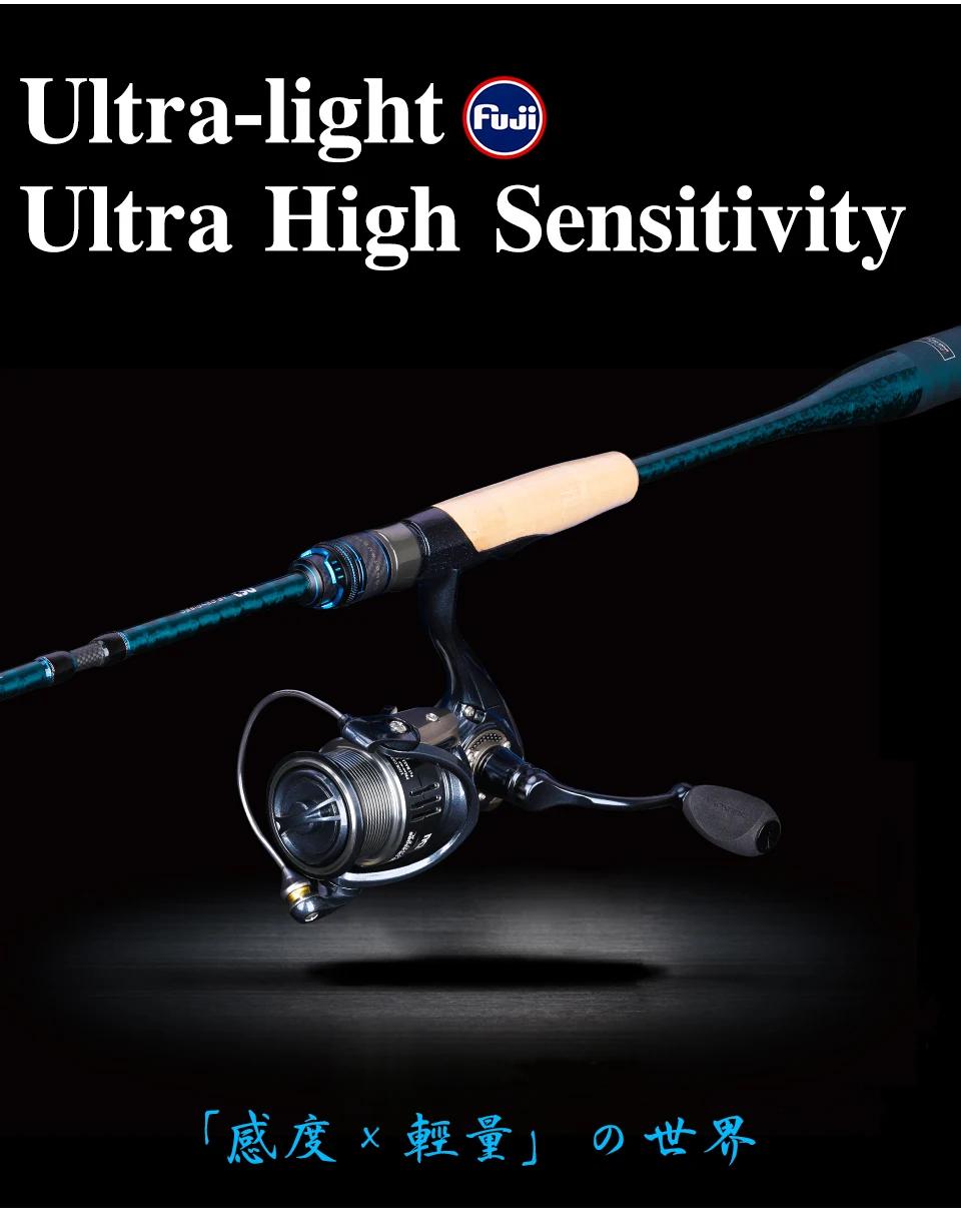 TSURINOYA Expedition Fishing Collapsible Rod RANGER 2.03m 2.09m 2.21m L ML Fast Action FUJI Guide Portable Spinning Casting Rod TSURINOYA Expedition Fishing Collapsible Rod RANGER 2.03m 2.09m 2.21m L ML Fast Action FUJI Guide Portable Spinning Casting Rod