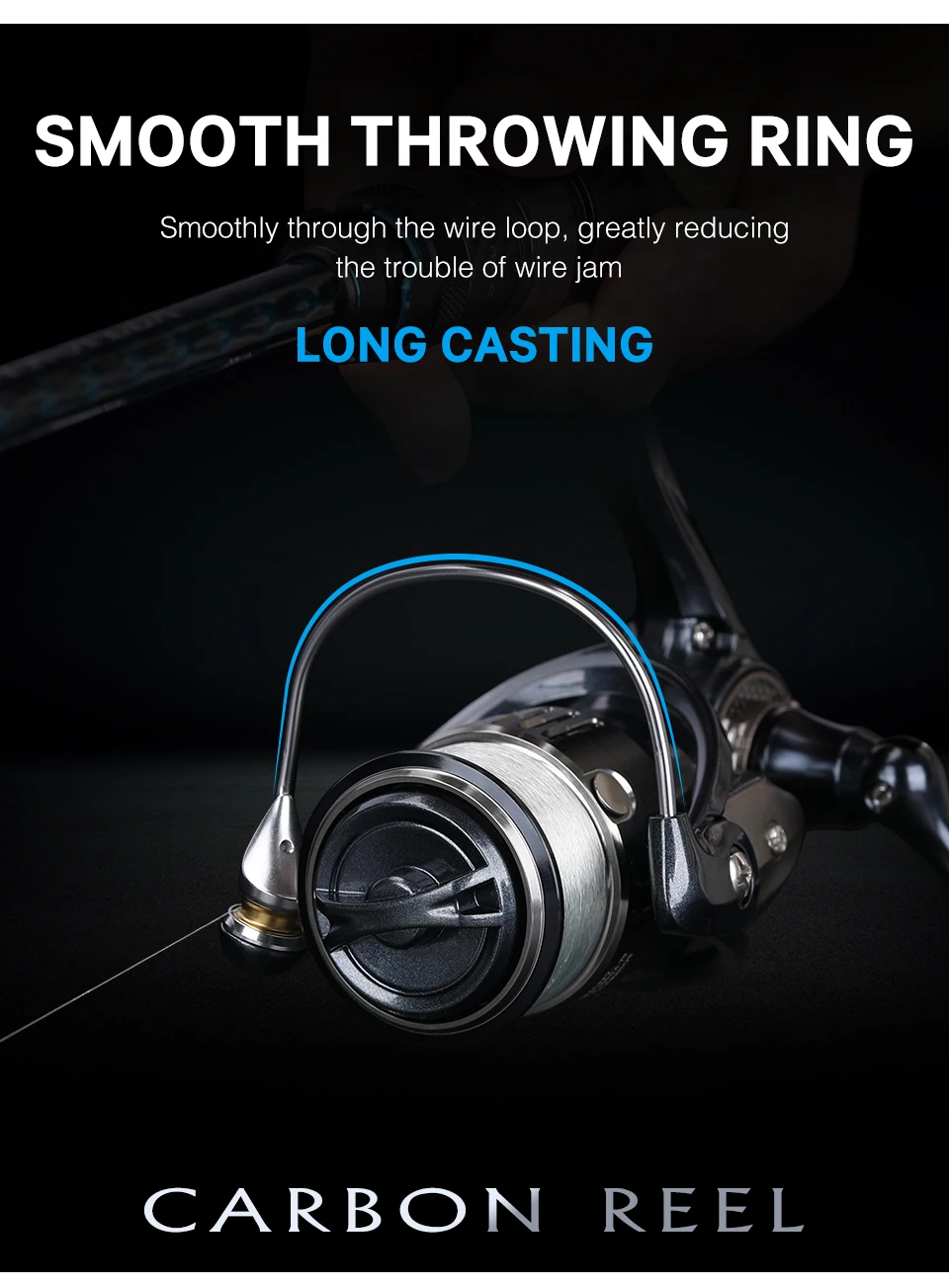TSURINOYA Ultra-light 155g Bait Finesse Spinning Fishing Reel RANGER 800 1000S Carbon Shallow Spool Trout Ajing Fishing Wheel