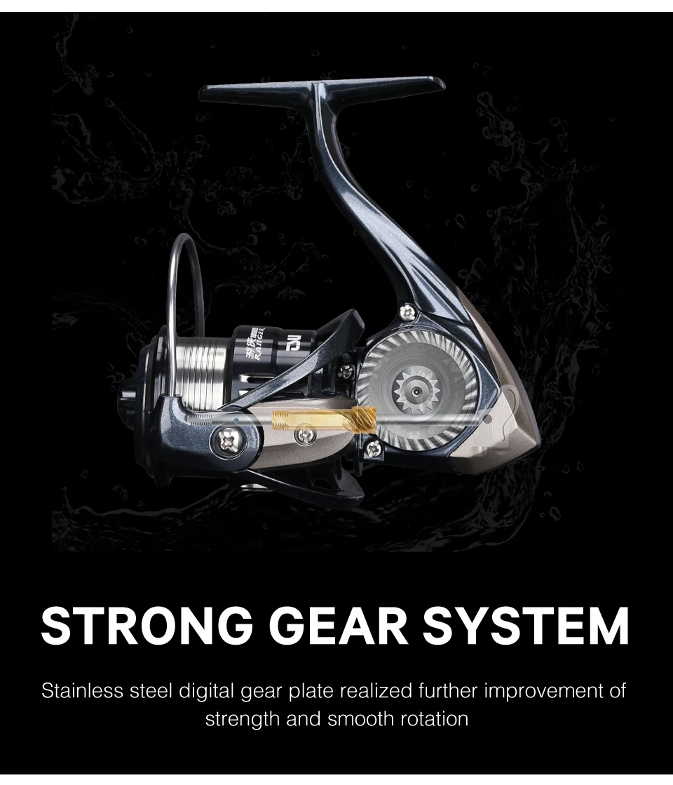 TSURINOYA Ultra-light 155g Bait Finesse Spinning Fishing Reel RANGER 800 1000S Carbon Shallow Spool Trout Ajing Fishing Wheel