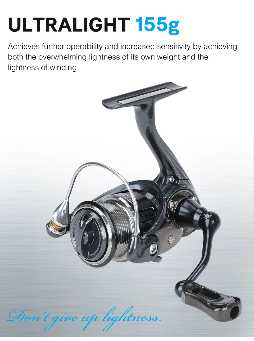 TSURINOYA Ultra-light 155g Bait Finesse Spinning Fishing Reel RANGER 800 1000S Carbon Shallow Spool Trout Ajing Fishing Wheel