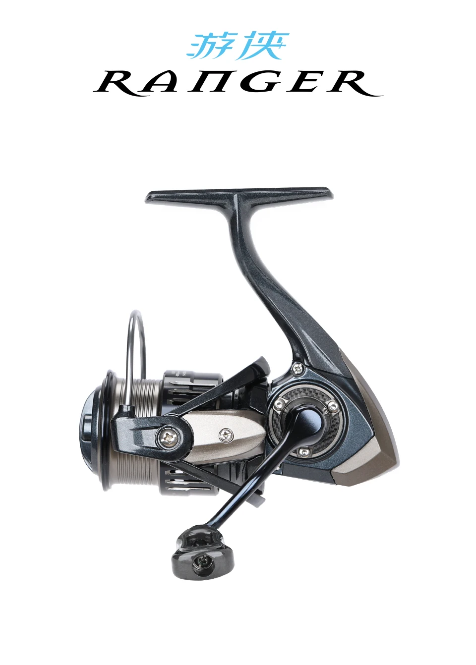 TSURINOYA Ultra-light 155g Bait Finesse Spinning Fishing Reel RANGER 800 1000S Carbon Shallow Spool Trout Ajing Fishing Wheel