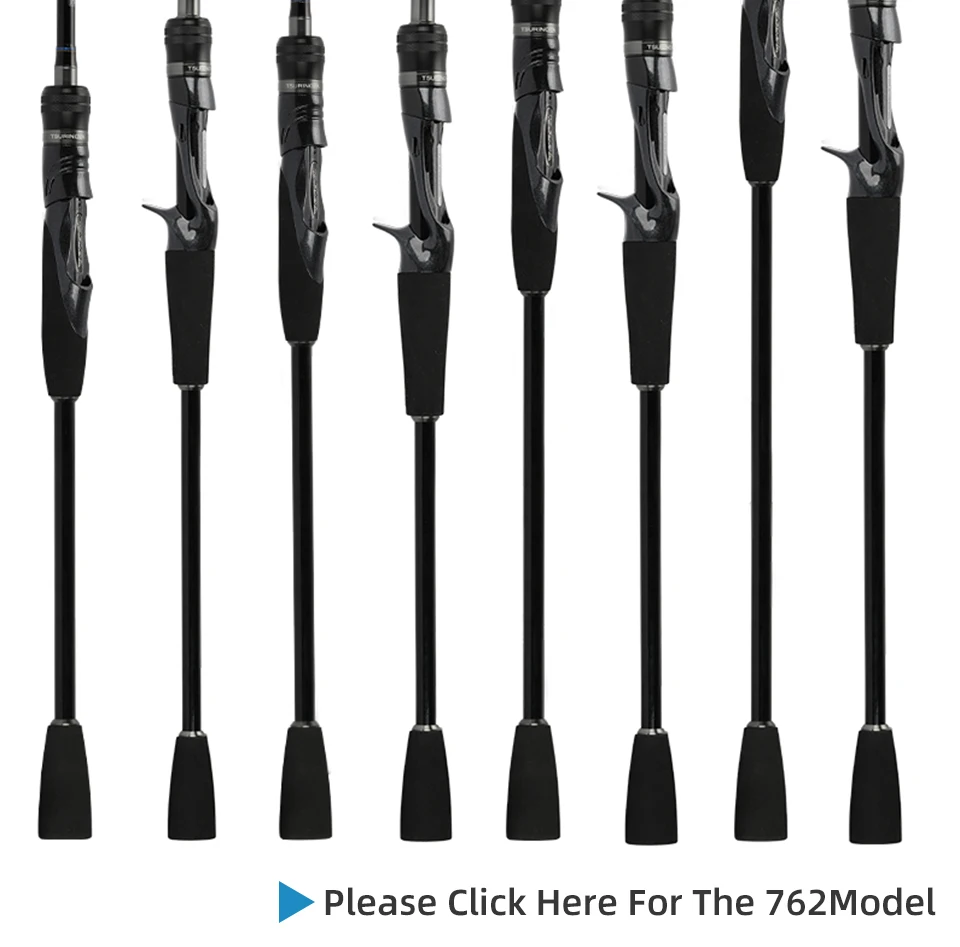 TSURINOYA BaitCasting Spinning Fishing Rod WOLF 1.98m 2.09m 2.2m 2.28m Medium Light FUJI Guide Long Casting Bass Carbon Lure Rod