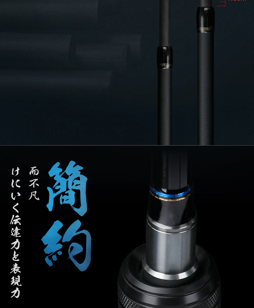 TSURINOYA BaitCasting Spinning Fishing Rod WOLF 1.98m 2.09m 2.2m 2.28m Medium Light FUJI Guide Long Casting Bass Carbon Lure Rod