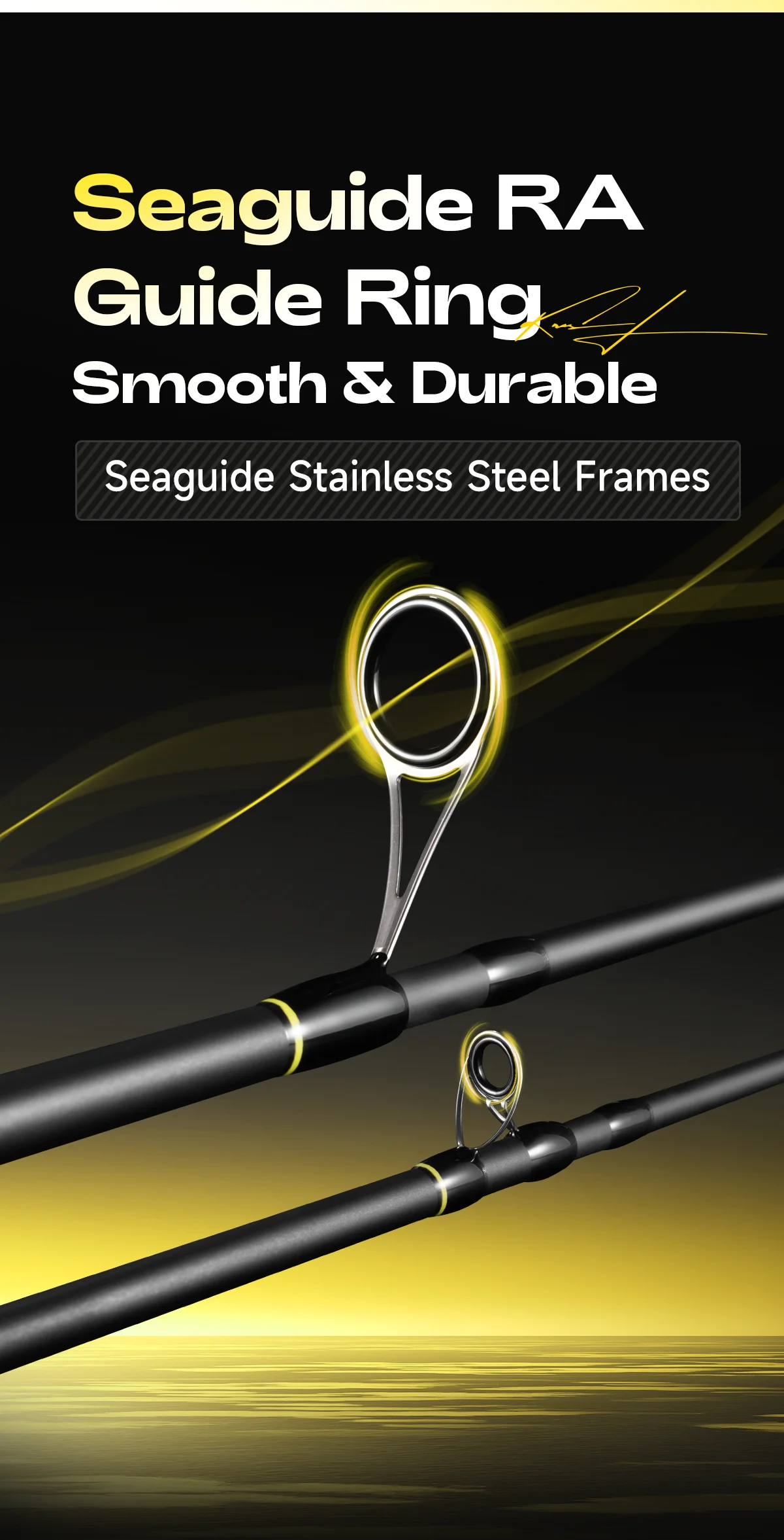 HANDING 30+24T Fishing Rod 40-43cm Travel Fishing Rod 5-6 Sections Seaguide Guide Ring Portable and Protective Rod for Trip HANDING 30+24T Fishing Rod 40-43cm Travel Fishing Rod 5-6 Sections Seaguide Guide Ring Portable and Protective Rod for Trip
