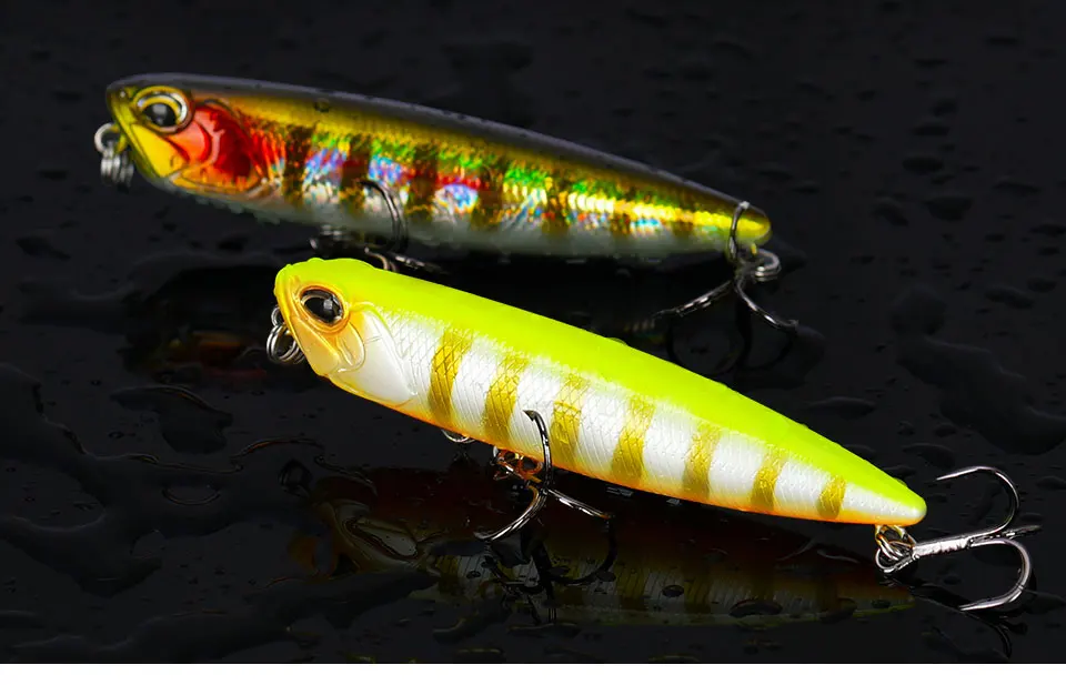 TSURINOYA 3pcs Floating Pencil Lure Set DW59 85mm 10.5g Topwater MInnow Crank Hard Bait Bass Snakehead Articial Wobblers Peche