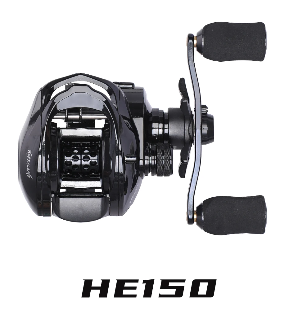 TSURINOYA Ultra-light Baitcasting Fishing Reel Hurricane 50/150 Brass Gear Versatile 6.6:1 Ultra-smooth High Strength Reel