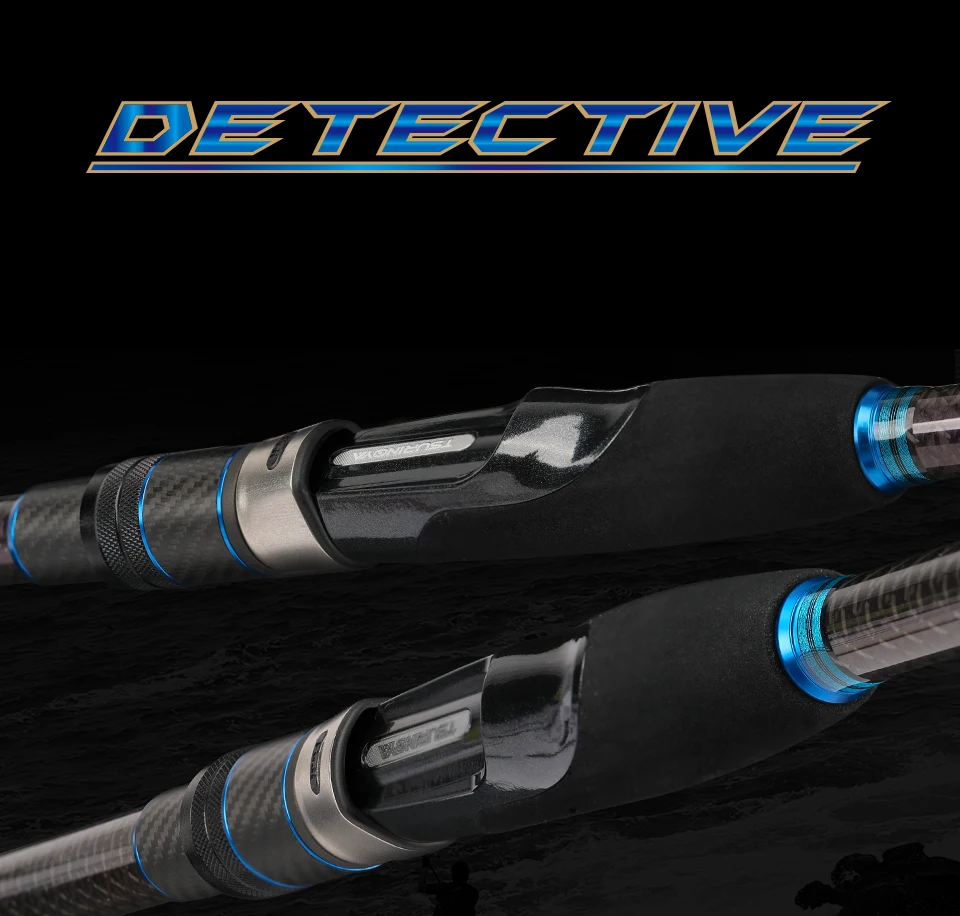 TSURINOYA Inshore Fishing Rod DETECTIVE 2.4m/2.7m/3.0m/3.3m M Spinning Seabass Rod FUJI Guide Rings Reel Seat Long Casting Rod TSURINOYA Inshore Fishing Rod DETECTIVE 2.4m/2.7m/3.0m/3.3m M Spinning Seabass Rod FUJI Guide Rings Reel Seat Long Casting Rod