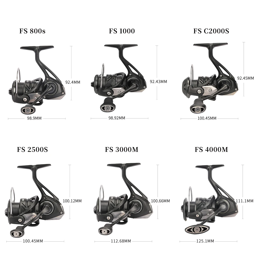TSURINOYA FS PRO Spinning Fishing Reel FRANCIS 4-9kg Drag 165g Shallow Spool 5.2:1 9+1 bearings Versatile Long Cast Bass