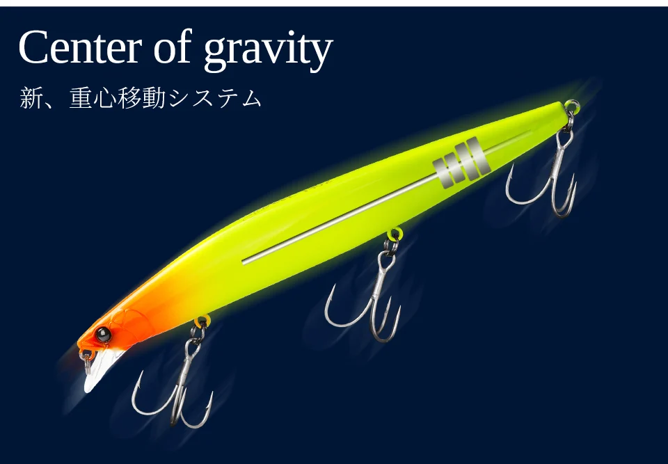 TSURINOYA Stinger 140S Fishing Lure Sinking Minnow DW92 140mm 26g Saltwater Seabass Ultra Long Casting Large Hard Baits Jerkbait TSURINOYA Stinger 140S Fishing Lure Sinking Minnow DW92 140mm 26g Saltwater Seabass Ultra Long Casting Large Hard Baits Jerkbait