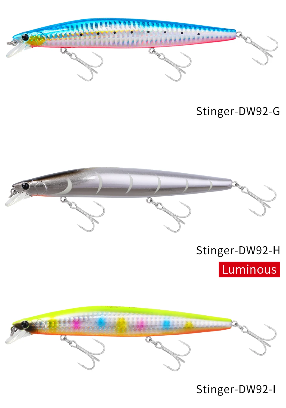 TSURINOYA Stinger 140S Fishing Lure Sinking Minnow DW92 140mm 26g Saltwater Seabass Ultra Long Casting Large Hard Baits Jerkbait TSURINOYA Stinger 140S Fishing Lure Sinking Minnow DW92 140mm 26g Saltwater Seabass Ultra Long Casting Large Hard Baits Jerkbait