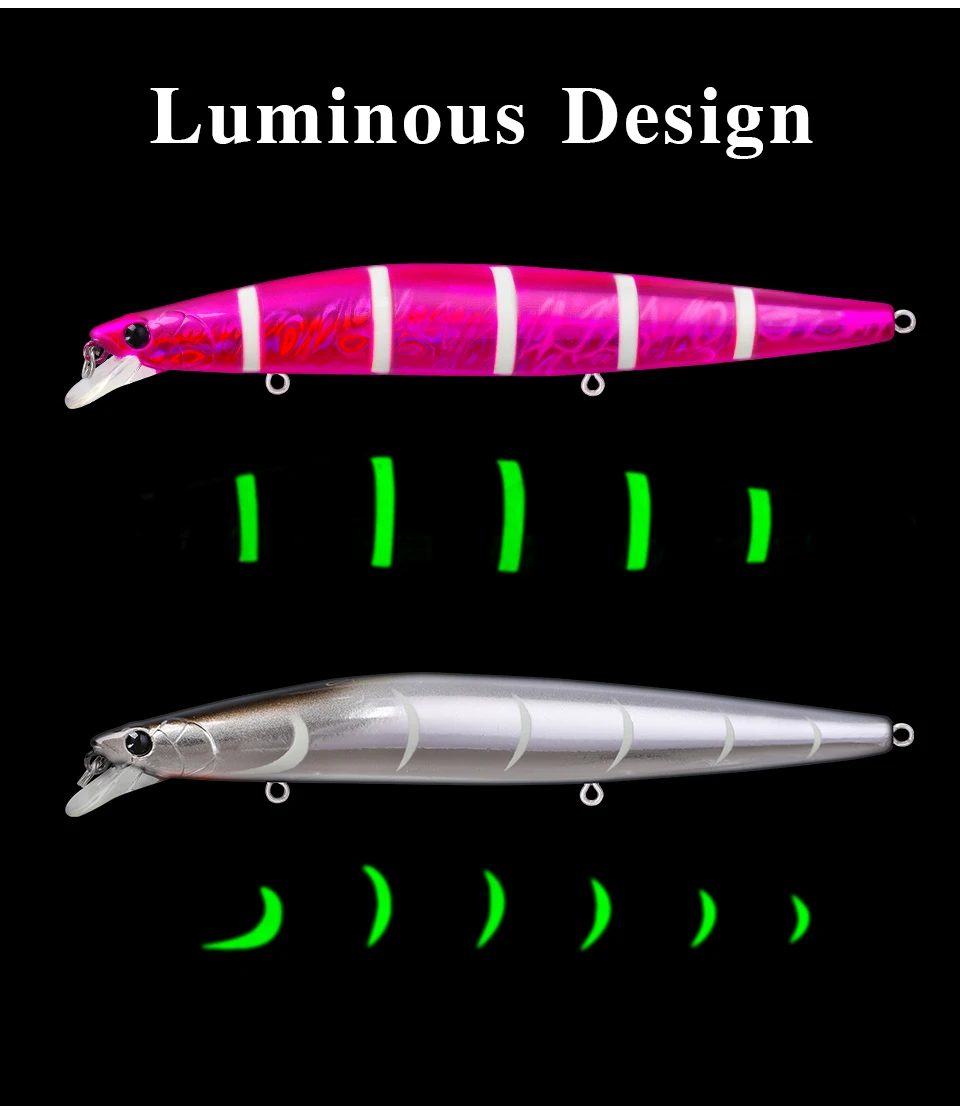 TSURINOYA Stinger 140S Fishing Lure Sinking Minnow DW92 140mm 26g Saltwater Seabass Ultra Long Casting Large Hard Baits Jerkbait TSURINOYA Stinger 140S Fishing Lure Sinking Minnow DW92 140mm 26g Saltwater Seabass Ultra Long Casting Large Hard Baits Jerkbait