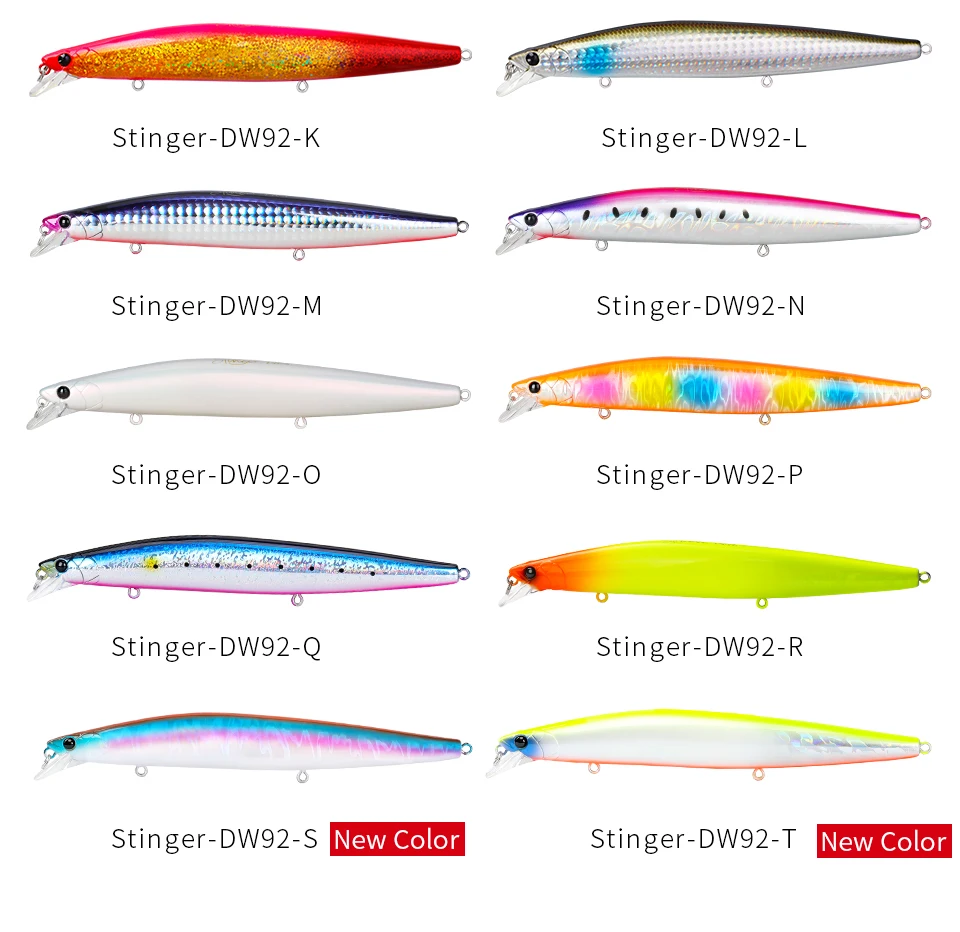 TSURINOYA Stinger 140S Fishing Lure Sinking Minnow DW92 140mm 26g Saltwater Seabass Ultra Long Casting Large Hard Baits Jerkbait TSURINOYA Stinger 140S Fishing Lure Sinking Minnow DW92 140mm 26g Saltwater Seabass Ultra Long Casting Large Hard Baits Jerkbait