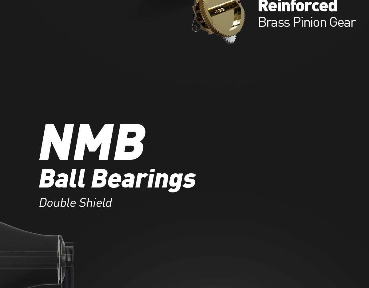 HANDING BFS Baitcasting Reel Lightweight 147g Carbon Reel Fishing Reel, 9+1 NMB Bearing, 6.4:1 Gear Ratio 4KG Max Drag for Trout