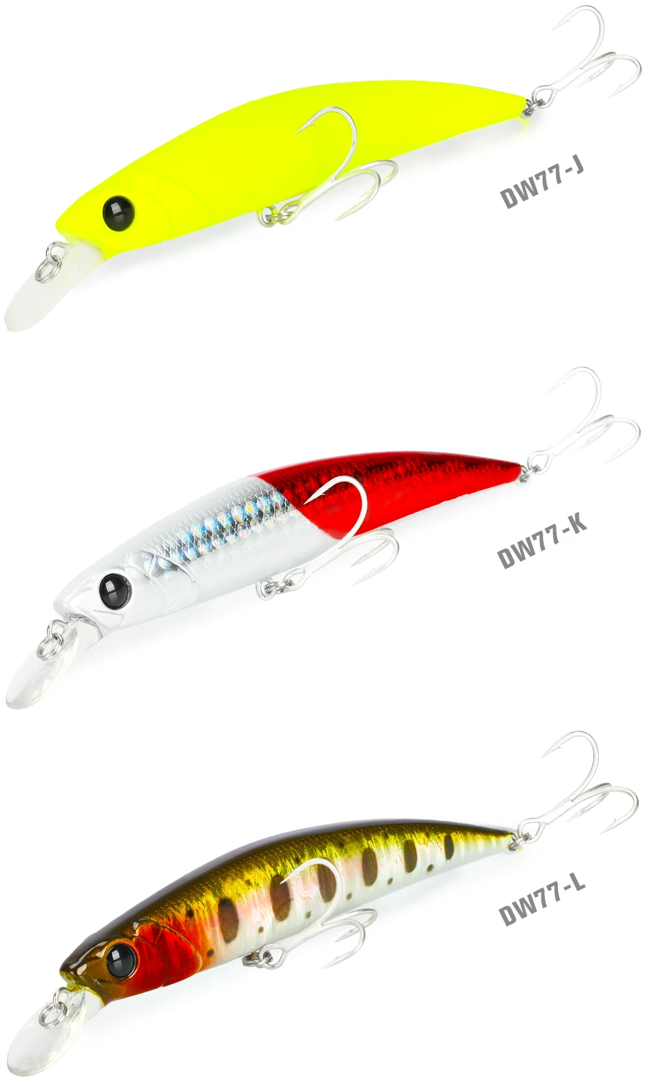 TSURINOYA 110S Long Casting Sinking Minnow Saltwater Fishing Lure DW77 110mm 22g Large Trout Pike River Lake Hard Baits Jerkbait