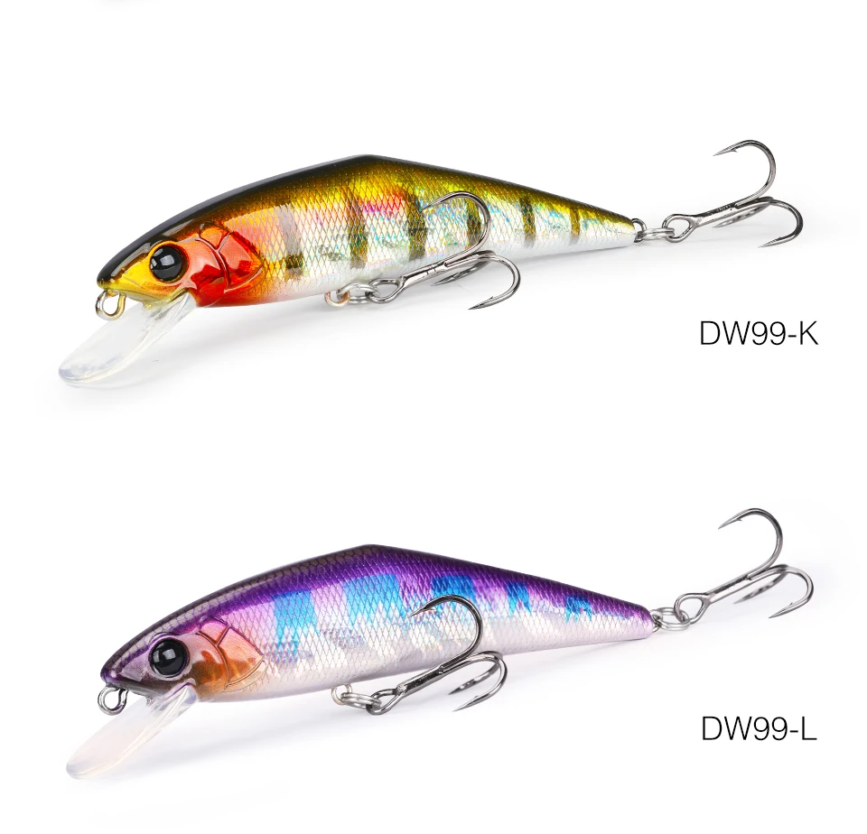 TSURINOYA 85S Slow Speed Minnow 85mm 14.7g DW99 Sinking Fishing Lure Trout Artificial Hard Bait Stream Perch Jerkbait Wobbler
