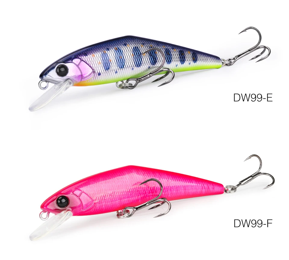 TSURINOYA 85S Slow Speed Minnow 85mm 14.7g DW99 Sinking Fishing Lure Trout Artificial Hard Bait Stream Perch Jerkbait Wobbler
