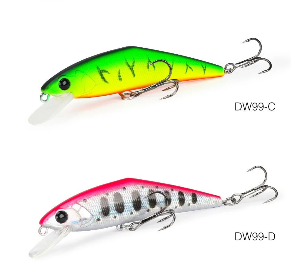 TSURINOYA 85S Slow Speed Minnow 85mm 14.7g DW99 Sinking Fishing Lure Trout Artificial Hard Bait Stream Perch Jerkbait Wobbler
