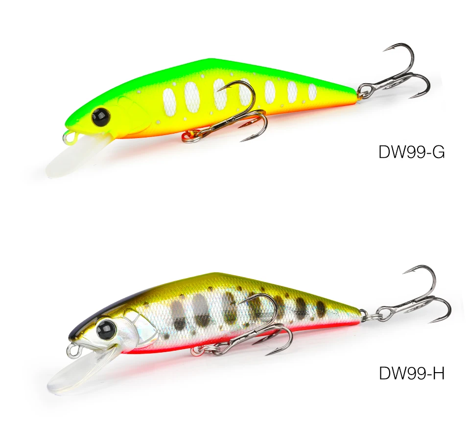TSURINOYA 85S Slow Speed Minnow 85mm 14.7g DW99 Sinking Fishing Lure Trout Artificial Hard Bait Stream Perch Jerkbait Wobbler