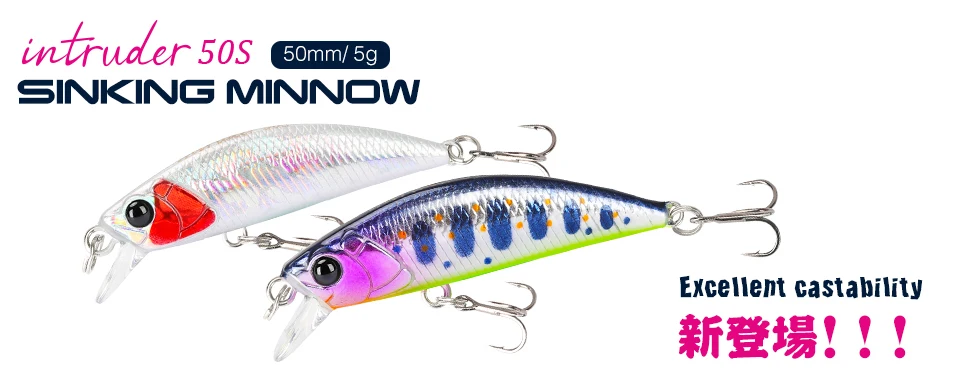 TSURINOYA 85S Slow Speed Minnow 85mm 14.7g DW99 Sinking Fishing Lure Trout Artificial Hard Bait Stream Perch Jerkbait Wobbler