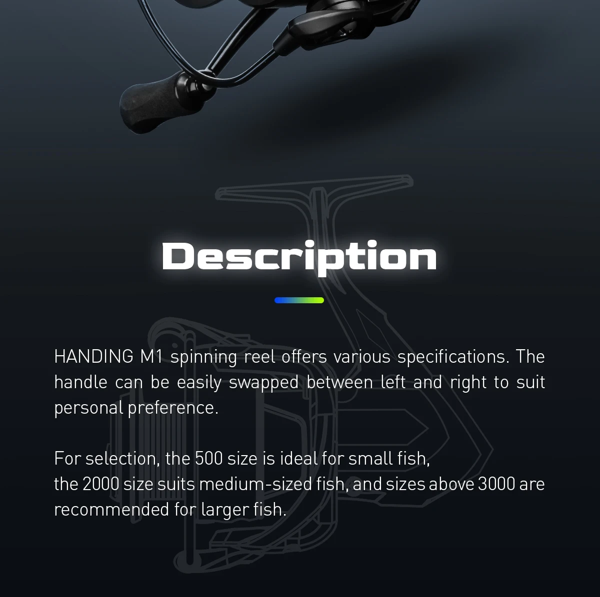 HANDING M1 Spinning Reel 12kg Max Drag Graphite Reel, 9 + 1 Ball Bearings, 5.2:1 Gear Ratio Fishing Reel for Perch Bass and Pike HANDING M1 Spinning Reel 12kg Max Drag Graphite Reel, 9 + 1 Ball Bearings, 5.2:1 Gear Ratio Fishing Reel for Perch Bass and Pike