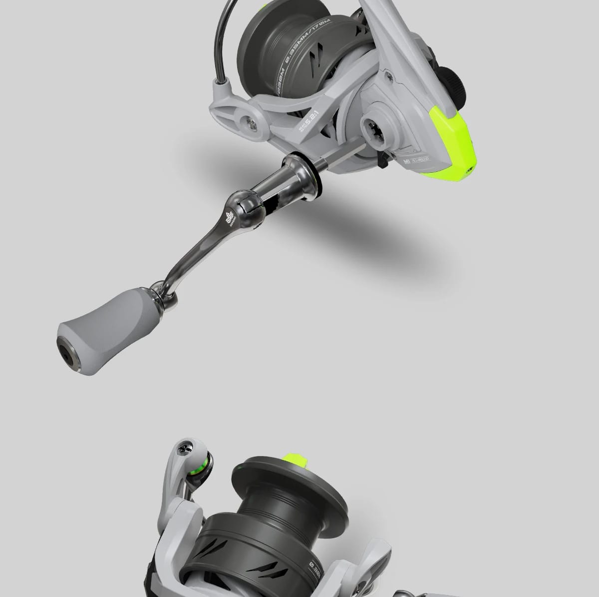 HANDING M1 Spinning Reel 12kg Max Drag Graphite Reel, 9 + 1 Ball Bearings, 5.2:1 Gear Ratio Fishing Reel for Perch Bass and Pike HANDING M1 Spinning Reel 12kg Max Drag Graphite Reel, 9 + 1 Ball Bearings, 5.2:1 Gear Ratio Fishing Reel for Perch Bass and Pike