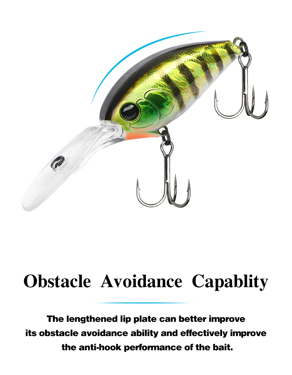 TSURINOYA 60F Crankbait Fishing Lure 60mm 16.6g CHASER 0-3m Long Casting Floating Artificial Hard Bait Bass Pike Ajing Crank