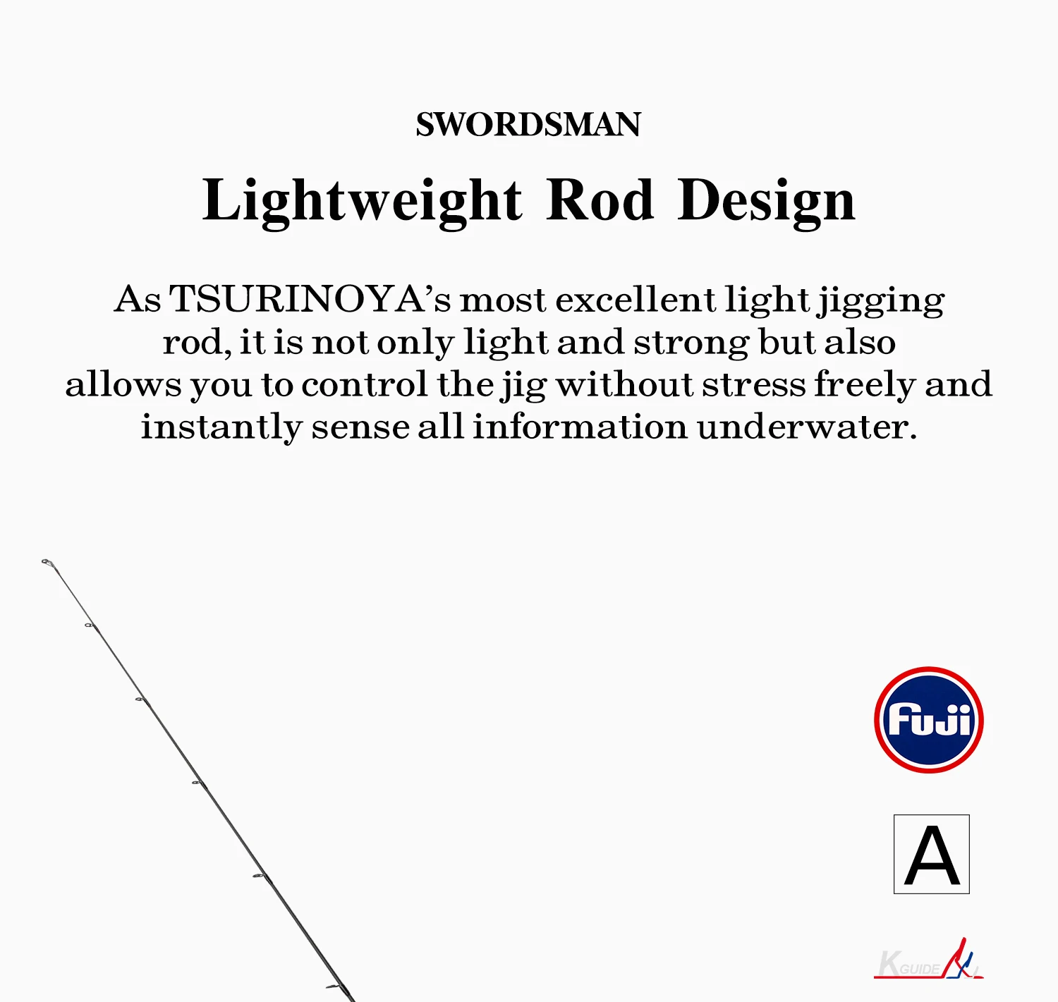 TSURINOYA Light Jigging Spinning Fishing Rod SWORDSMAN 1.9m Full Solid Carbon Blank Rod Max 300g High Strength Boat Slow Jigging