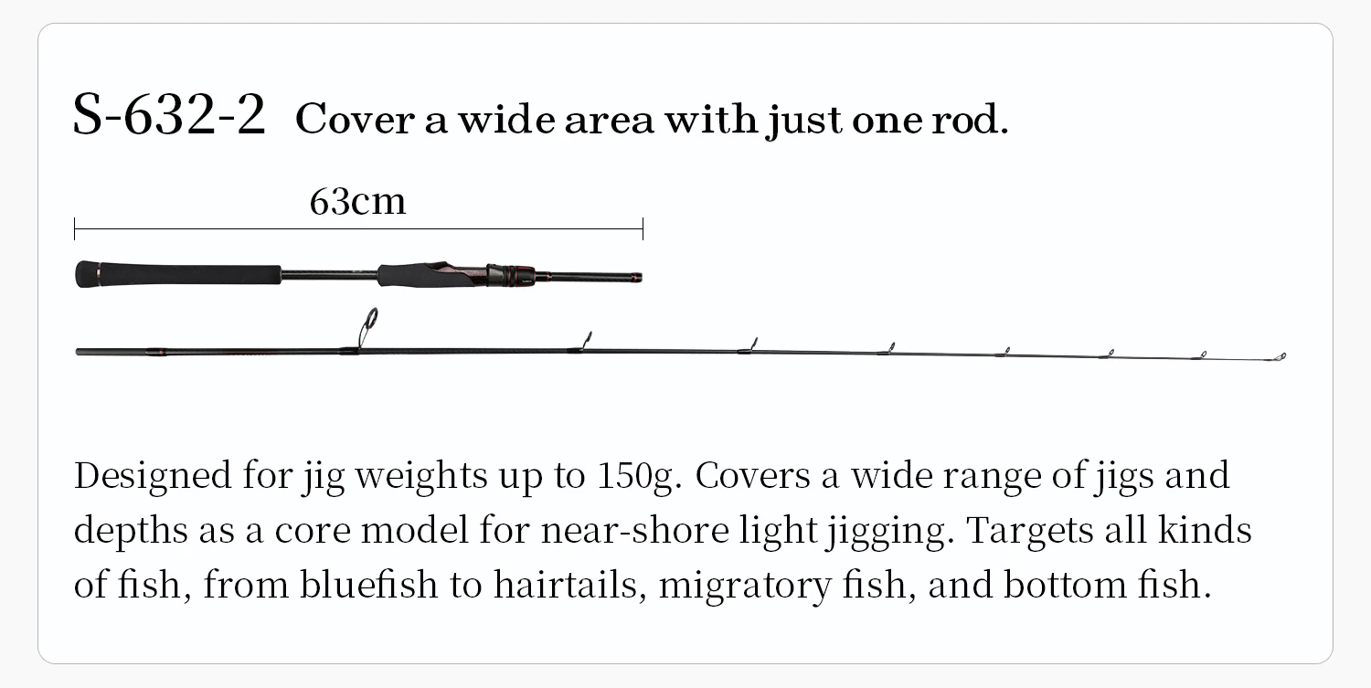 TSURINOYA Light Jigging Spinning Fishing Rod SWORDSMAN 1.9m Full Solid Carbon Blank Rod Max 300g High Strength Boat Slow Jigging
