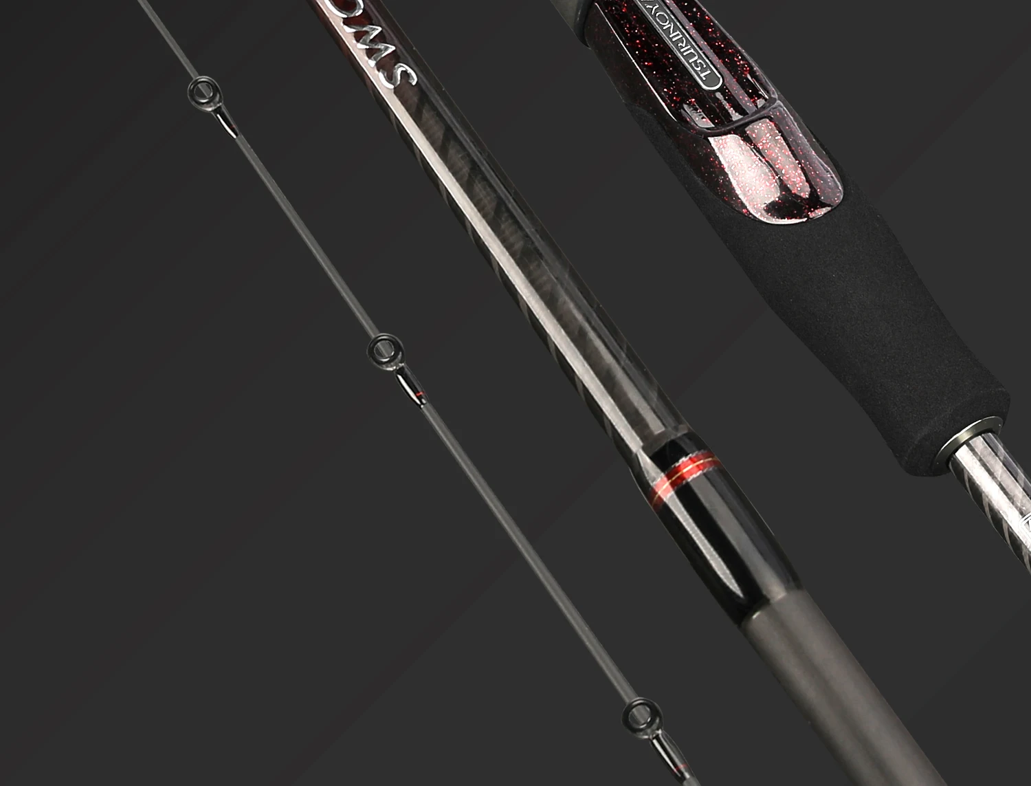 TSURINOYA Light Jigging Spinning Fishing Rod SWORDSMAN 1.9m Full Solid Carbon Blank Rod Max 300g High Strength Boat Slow Jigging
