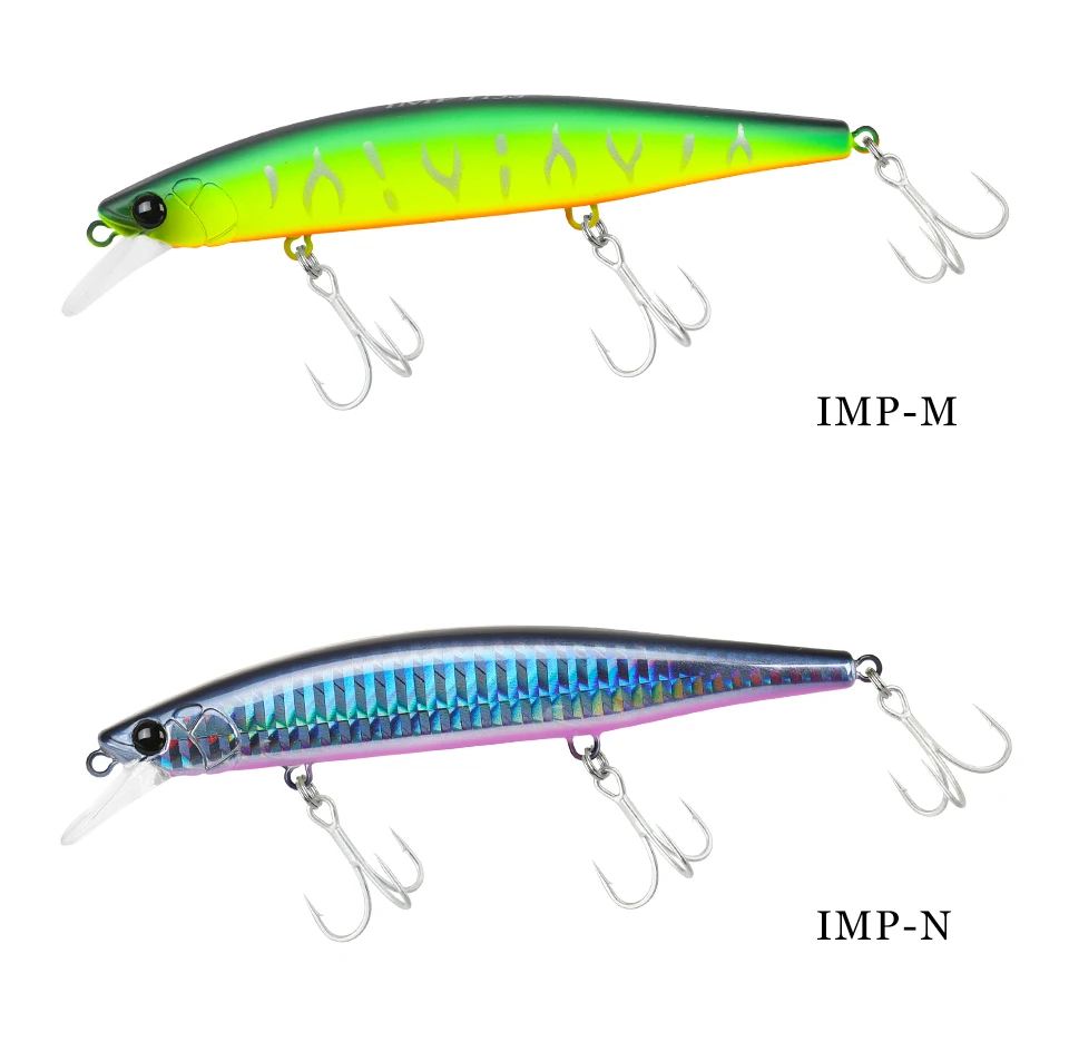 TSURINOYA Sinking Jerkbait Sea Fishing Lure IMP 115S 20g Set 6pcs Long Casting Minnow Seabass Artificial  River Fishing Tackle