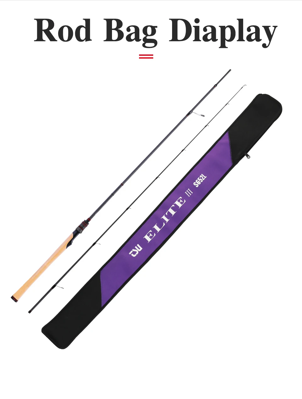 TSURINOYA Fishing Rod ELITE Ⅲ 1.95m 2.03m 2.09m 2.13m Medium Light FUJI Guide Accessories Casting Spinning Carbon Bass Lure Rod