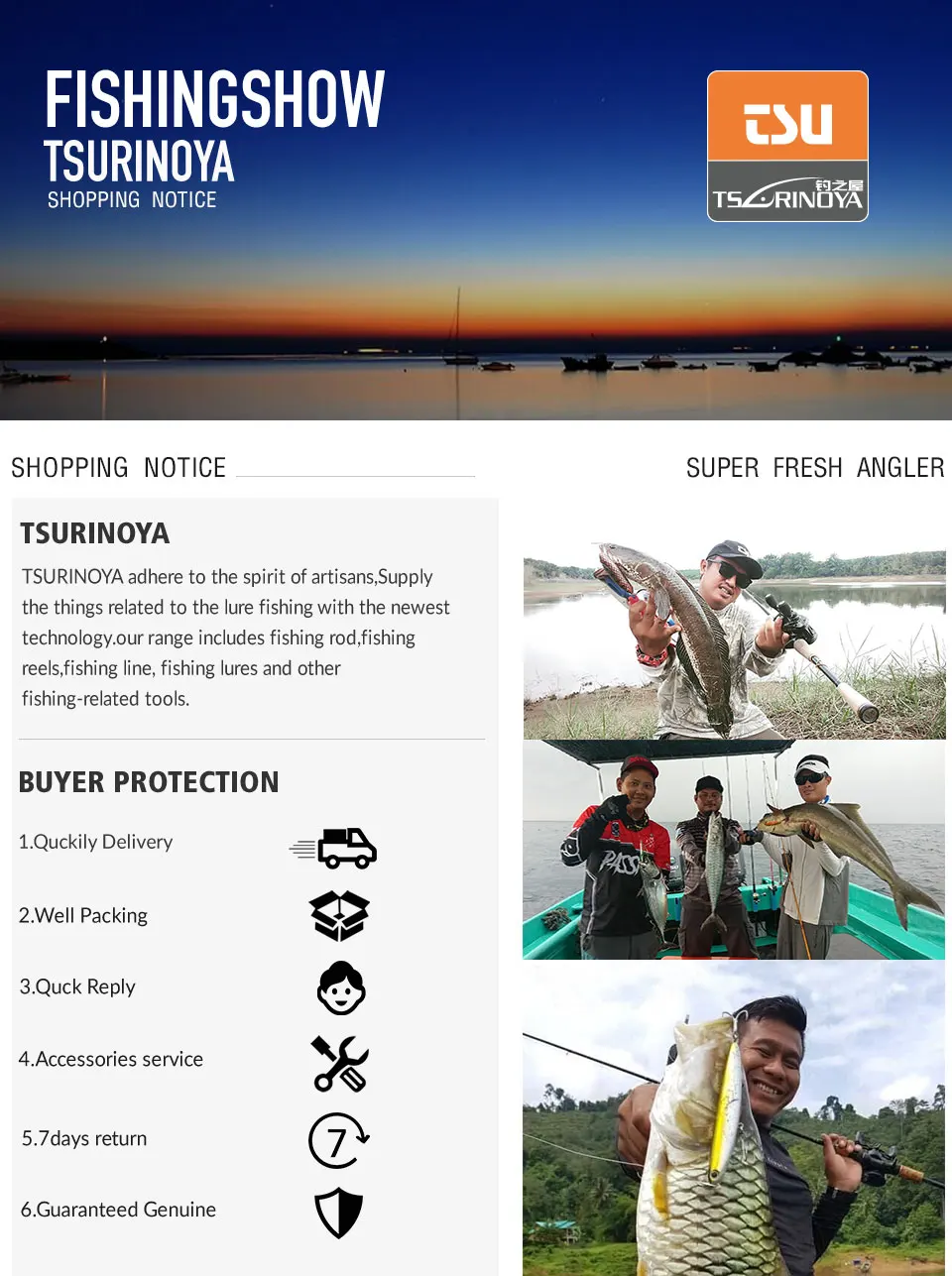 TSURINOYA Long Casting Seabass Rod STRUGGLE MF Action ML M 3.21m 2.92m 2.77m 2.62m 2 Section Spinning Rod Shore Fishing Rod