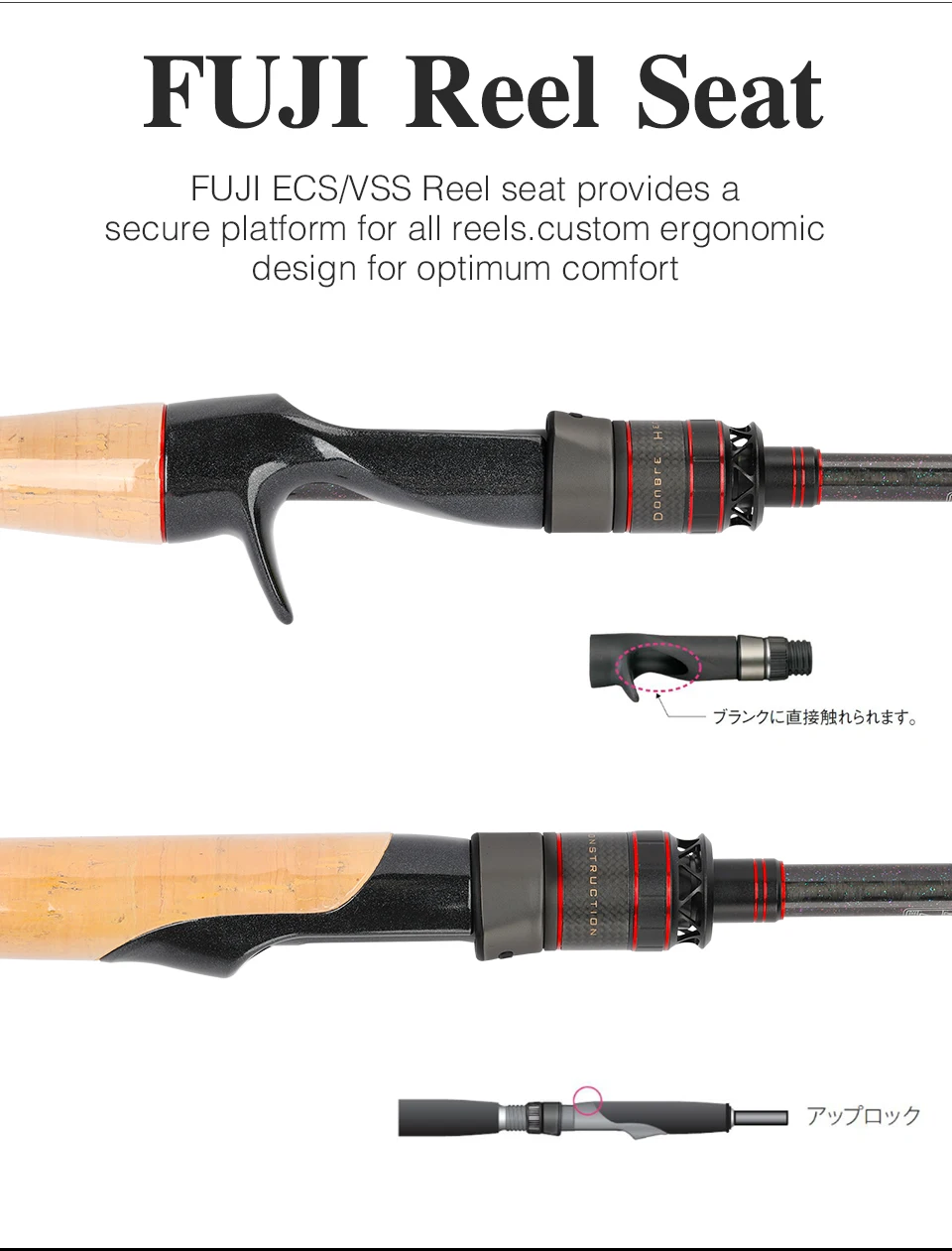 TSURINOYA High Sensitivity Fishing Rod ELITE Ⅲ Bass Rod 2.28m 2.36m Fast Action FUJI Guide Casting Spinning Carbon Bass Rod