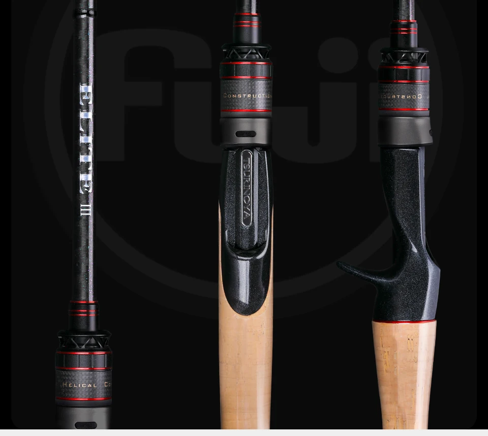 TSURINOYA High Sensitivity Fishing Rod ELITE Ⅲ Bass Rod 2.28m 2.36m Fast Action FUJI Guide Casting Spinning Carbon Bass Rod