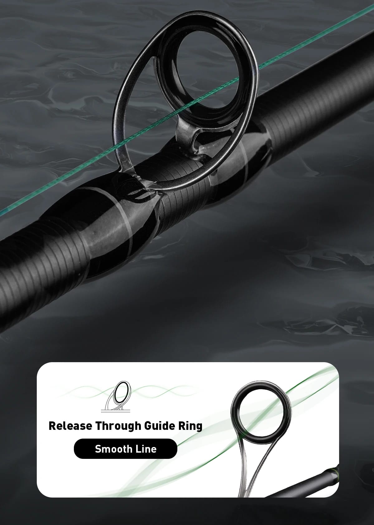HANDING X4 Braided Fishing Line Super Thin and Strong Fishing Line, HyperOSi® Coating Smooth and Abrasion Resistant Braided Line