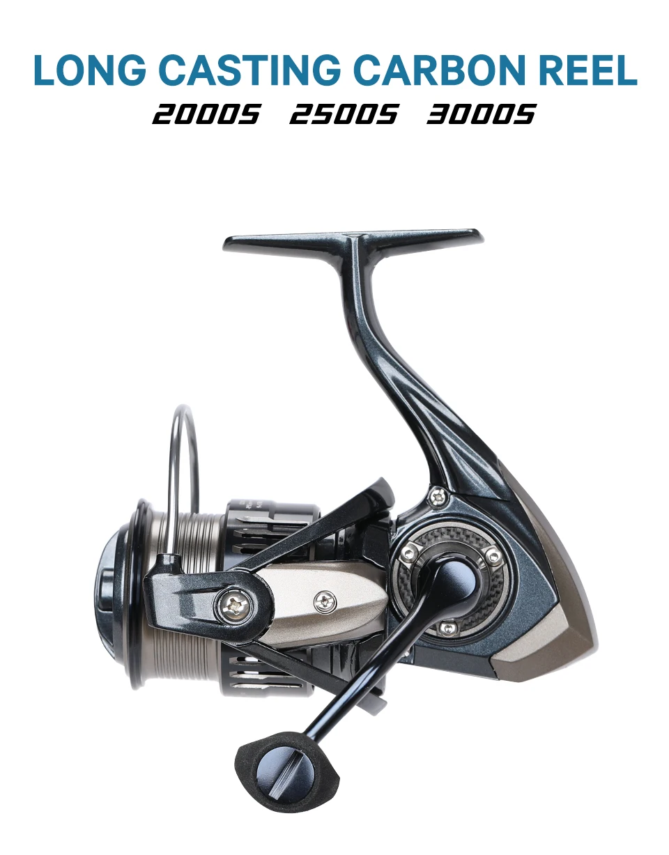TSURINOYA 187g Ultra-light Spinning Fishing Reel RANGER 2000S 2500S 3000S Shallow Spool Long Casting Sea Fishing Pike Bass Wheel
