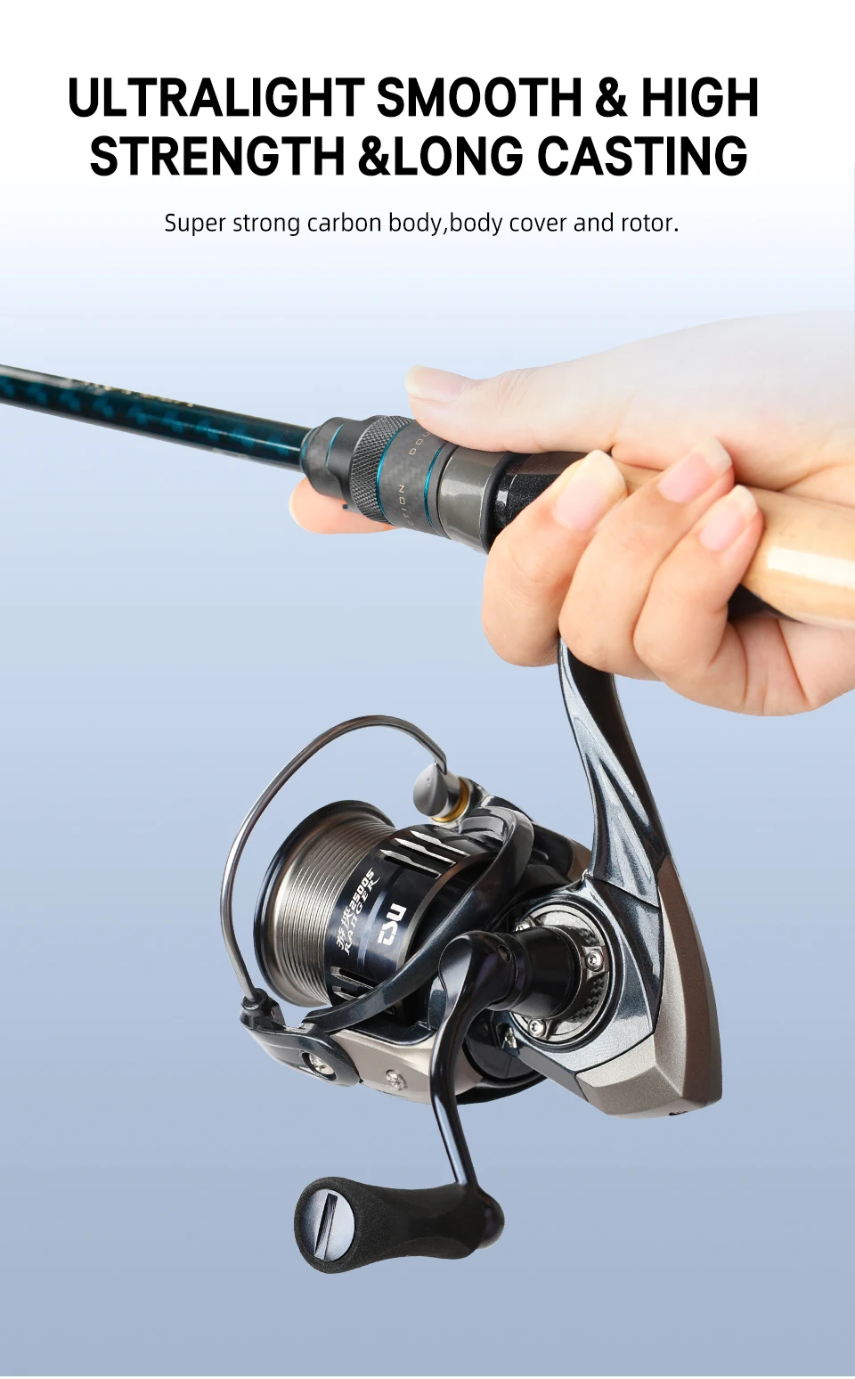 TSURINOYA 187g Ultra-light Spinning Fishing Reel RANGER 2000S 2500S 3000S Shallow Spool Long Casting Sea Fishing Pike Bass Wheel
