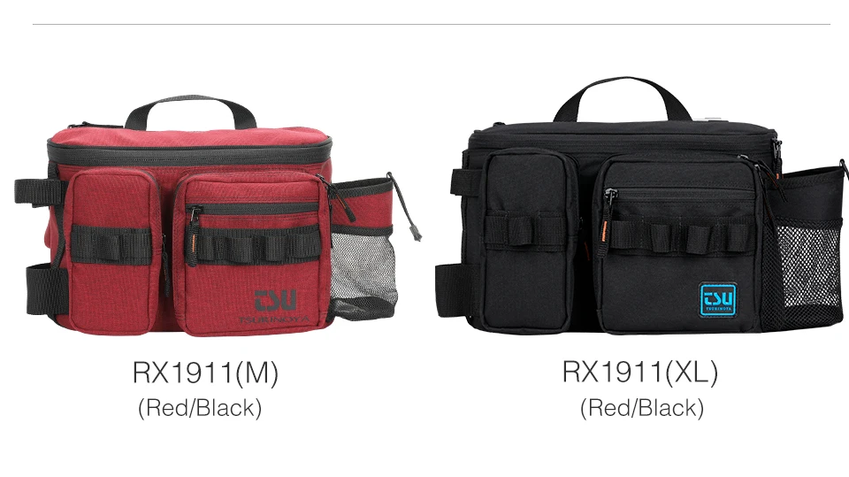TSURINOYA Fishing Bag RX1911 Multifunction  Large Capacity Waterproof Hip Bag Fishing Tackle Pack Outdoor Shoulder Bags