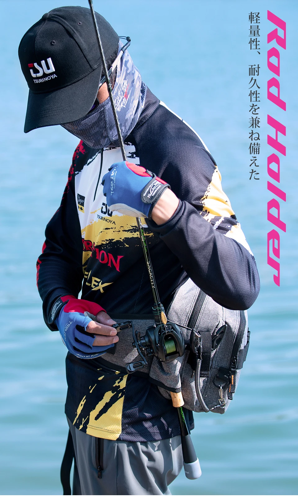 TSURINOYA Multifunctional Portable Fishing Tackle Bag High Capacity Hip Bag Waist Pack Fish Lures Utility Storage Shoulder Bag