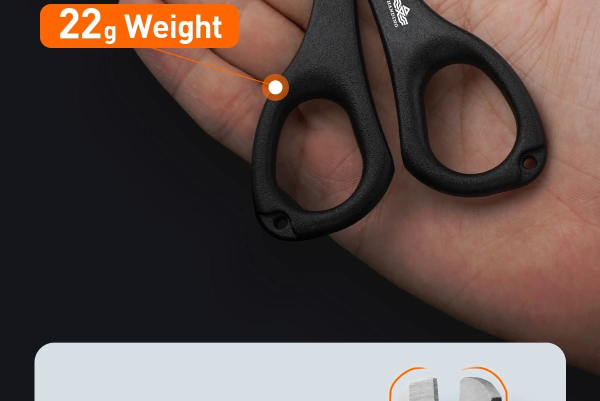 HANDING Fishing Scissors Stainless Steel High Quality Remove Hook and Cut Fishing Ling Easy to Carry Fishinig Tools Accessory