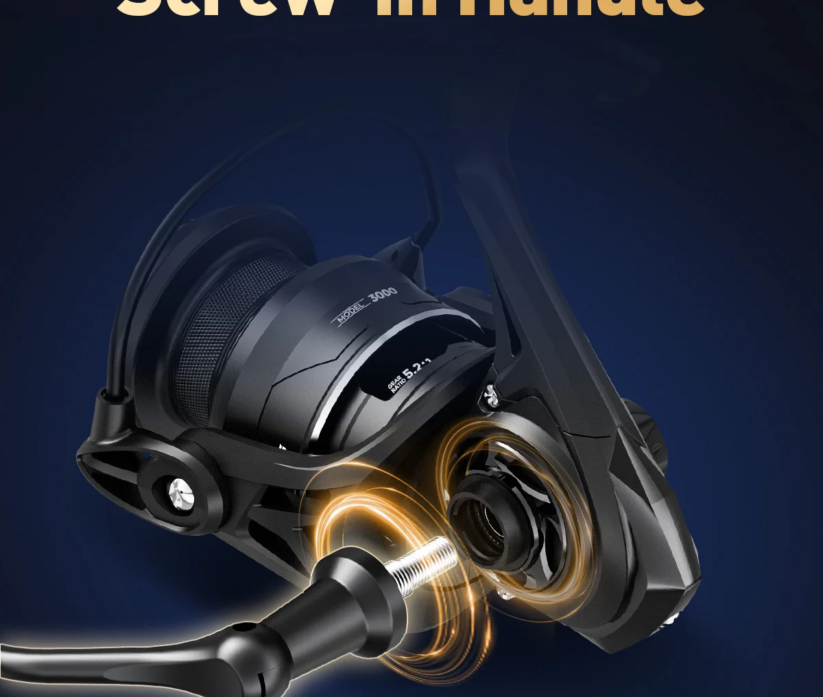 HANDING M1 PRO Fishing Reel Spinning Reel Corrosion Resistant Seawater Fishing Reel 9+1 Ball Bearings 15KG Max Drag for Big Fish HANDING M1 PRO Fishing Reel Spinning Reel Corrosion Resistant Seawater Fishing Reel 9+1 Ball Bearings 15KG Max Drag for Big Fish