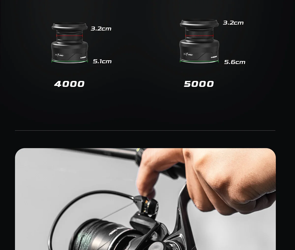 HANDING M1 PRO Fishing Reel Spinning Reel Corrosion Resistant Seawater Fishing Reel 9+1 Ball Bearings 15KG Max Drag for Big Fish HANDING M1 PRO Fishing Reel Spinning Reel Corrosion Resistant Seawater Fishing Reel 9+1 Ball Bearings 15KG Max Drag for Big Fish