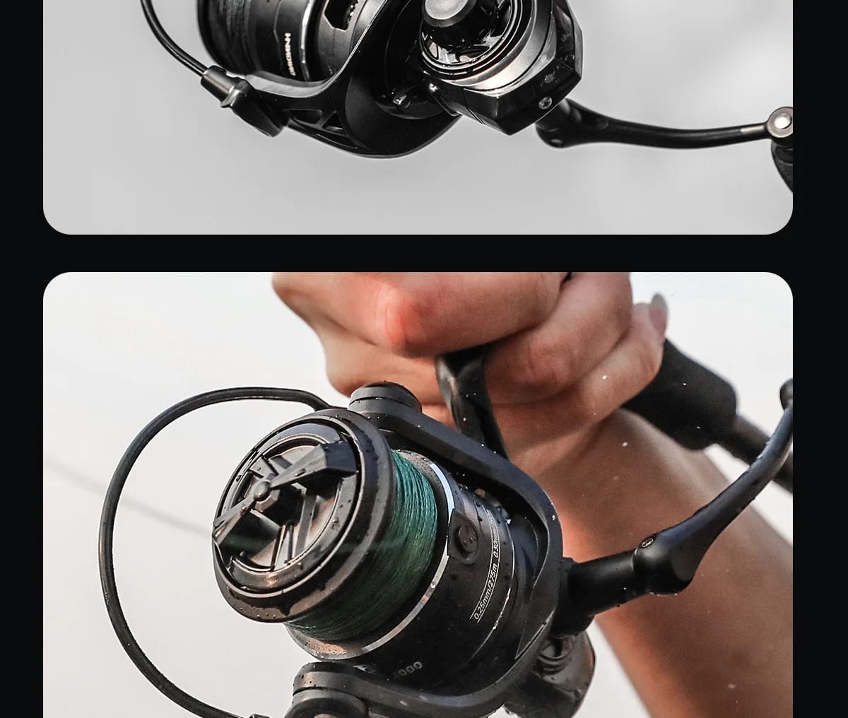 HANDING M1 PRO Fishing Reel Spinning Reel Corrosion Resistant Seawater Fishing Reel 9+1 Ball Bearings 15KG Max Drag for Big Fish HANDING M1 PRO Fishing Reel Spinning Reel Corrosion Resistant Seawater Fishing Reel 9+1 Ball Bearings 15KG Max Drag for Big Fish