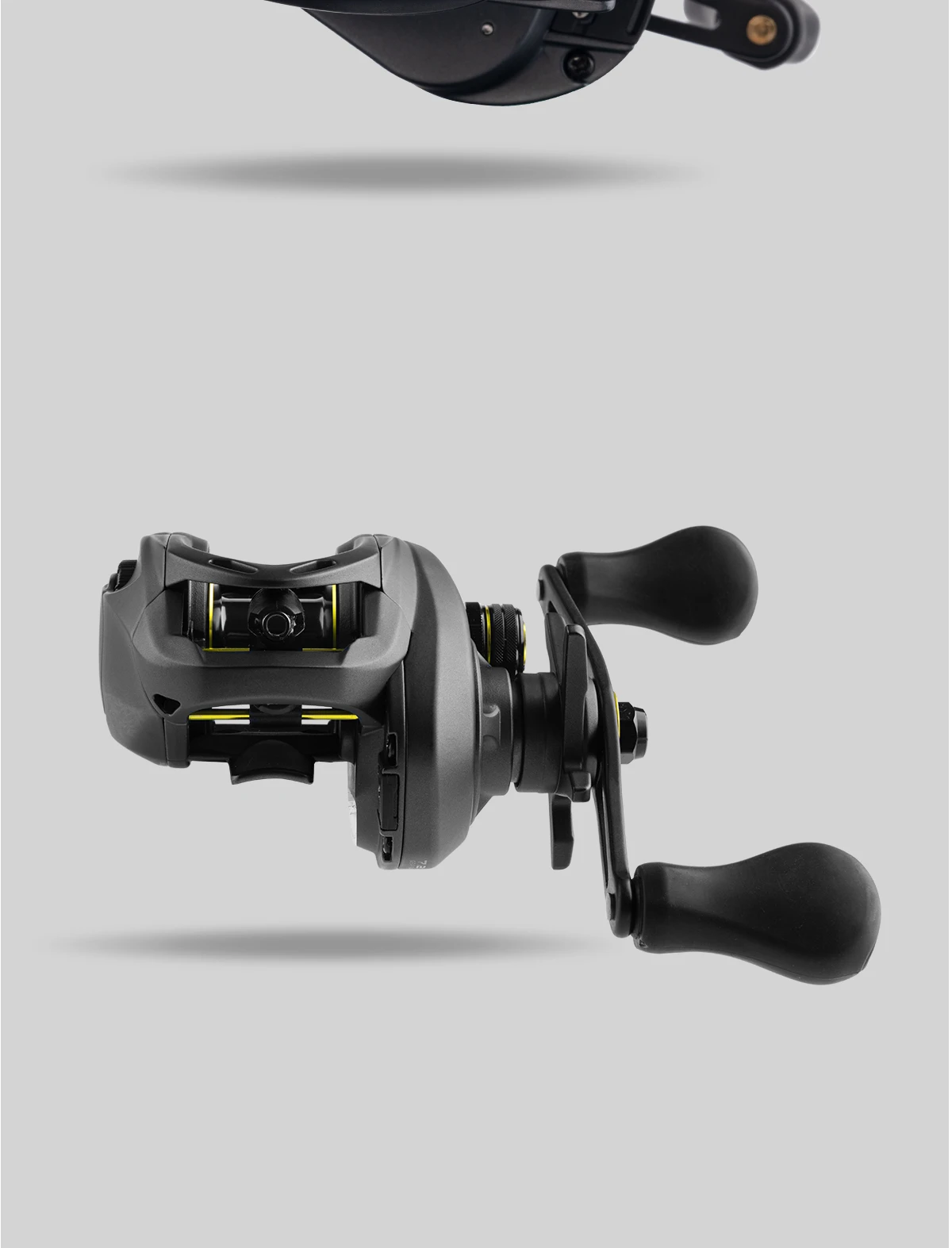 HANDING M1 Baitcast Fishing Reel 8KG Max Drag Low Profile 6+1 Ball Bearing 7.2:1 Gear Ratio 207G Durable Baitcaster Fishing Reel