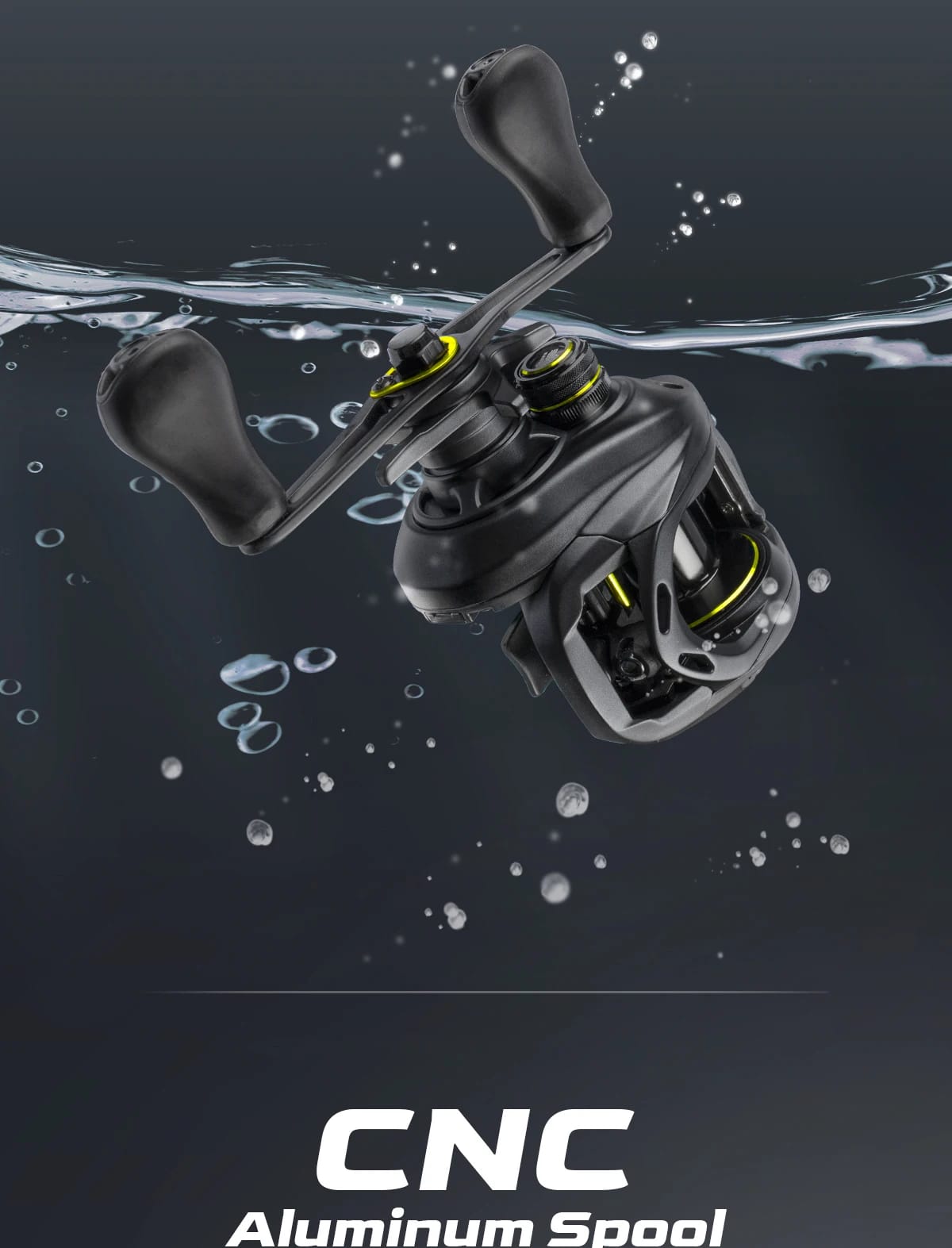 HANDING M1 Baitcast Fishing Reel 8KG Max Drag Low Profile 6+1 Ball Bearing 7.2:1 Gear Ratio 207G Durable Baitcaster Fishing Reel