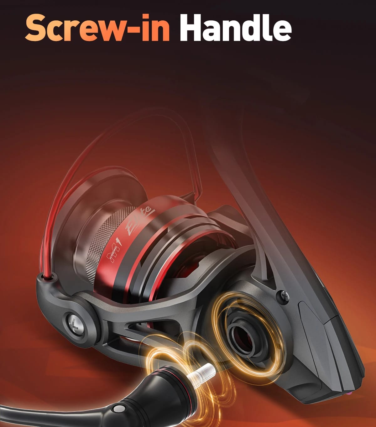 HANDING ELITE Spinning Reel Max Drag 6kg 5.2:1 Gear Ratio Light Fishing Reel Slow Descent Gear Great Line Laying Spool Reel HANDING ELITE Spinning Reel Max Drag 6kg 5.2:1 Gear Ratio Light Fishing Reel Slow Descent Gear Great Line Laying Spool Reel
