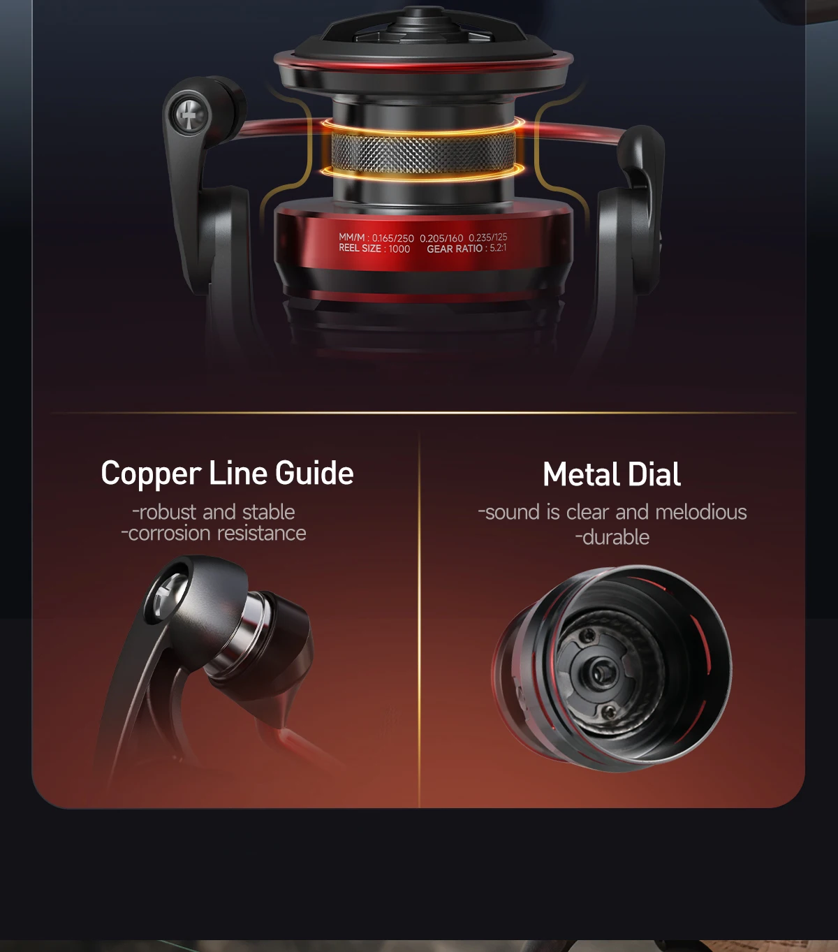 HANDING ELITE Spinning Reel Max Drag 6kg 5.2:1 Gear Ratio Light Fishing Reel Slow Descent Gear Great Line Laying Spool Reel HANDING ELITE Spinning Reel Max Drag 6kg 5.2:1 Gear Ratio Light Fishing Reel Slow Descent Gear Great Line Laying Spool Reel