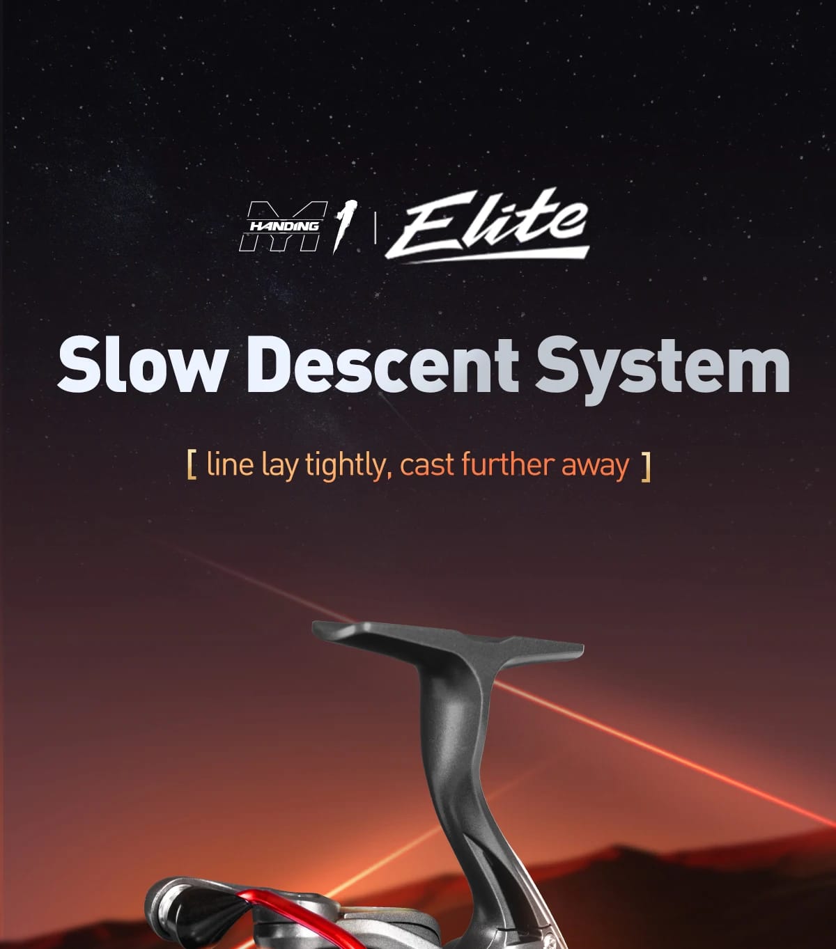 HANDING ELITE Spinning Reel Max Drag 6kg 5.2:1 Gear Ratio Light Fishing Reel Slow Descent Gear Great Line Laying Spool Reel HANDING ELITE Spinning Reel Max Drag 6kg 5.2:1 Gear Ratio Light Fishing Reel Slow Descent Gear Great Line Laying Spool Reel