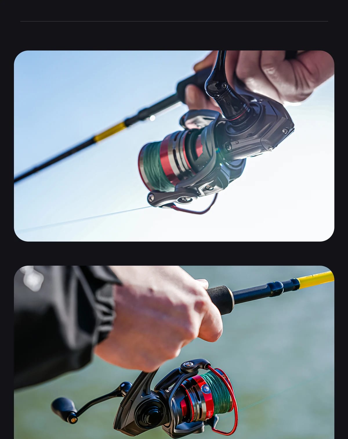 HANDING ELITE Spinning Reel Max Drag 6kg 5.2:1 Gear Ratio Light Fishing Reel Slow Descent Gear Great Line Laying Spool Reel HANDING ELITE Spinning Reel Max Drag 6kg 5.2:1 Gear Ratio Light Fishing Reel Slow Descent Gear Great Line Laying Spool Reel