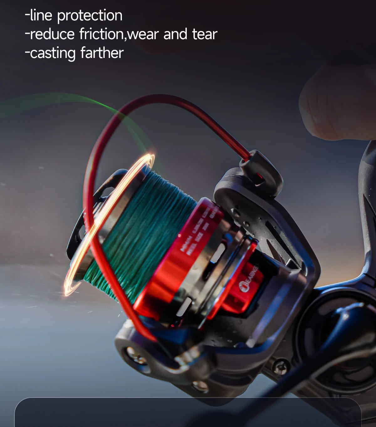 HANDING ELITE Spinning Reel Max Drag 6kg 5.2:1 Gear Ratio Light Fishing Reel Slow Descent Gear Great Line Laying Spool Reel HANDING ELITE Spinning Reel Max Drag 6kg 5.2:1 Gear Ratio Light Fishing Reel Slow Descent Gear Great Line Laying Spool Reel